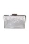 Silver Evening Dress Bag. Snake Patterned. Silver Evening Dress Bag. Silver Evening Dress Evening Bag. Portfolio Cultc Bag. - 5