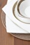 6 Pieces Brown Jute Plate / American Service Lux Presentation Plate - 3