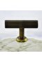 Button Handle Antique Yellow Metal Furniture Kitchen Cabinet Drawer Cupboard Handles Door Handle Handle - 2