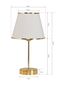 Wind Cake Single Pendant Lamp Chandelier and Gold Lampshade Set Cream - 4