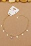 Ysx Brand Vip Evil Eye Beaded Sequin Model Chain Anklet Rose 22+5cm New Season