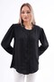 Plus Size Animated and Guipure Lace Women's Shirt - G0056 - 4