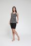 Tankini Swimsuit with Patterned Tights