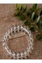 Crystal Quartz Bracelet 8mm (focus, positive energy, balance) Natural Stone - 2