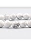 Natural Stone Howlite Stone Unisex Bracelet - 2