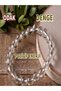 Crystal Quartz Bracelet 8mm (focus, positive energy, balance) Natural Stone