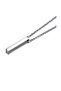 70 cm Long Bar Rectangle Steel Women's Men's Necklace - 4