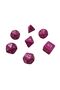 مجموعة نرد DND FRP، مجموعة من 7 قطع، نرد DND، نرد لعبة Dungeons and Dragons المكتبية، وردي - 4