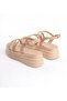 311 - Stoned High-Sole Women's Sandals and Slippers - 5