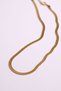 Stainless Steel 2-Piece Necklace Set with Dorica Chain Heart Model - Italian Chain 45 cm Gold Plated Necklace - 3