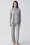 Women's Long Sleeve Stretchy Cotton Fabric Maternity Pajamas Suit - 2