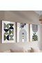Wooden Framed 3-Piece Abstract Painting Home House Salon Living Room Bedroom Balcony Wall Decoration Qmrc - 2