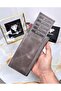 2047 Model Leather Wallet with Phone Compartment and Magnet - Antique Card Holder - 2