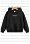Brooklyn Printed Unisex Double Pack Black-Sax Blue Hooded Kids Sweatshirt Hoodie - 2