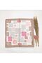 Buy 5, Pay for 4 Solitary Pattern - Reyon Silk Bandana Price Is for 1 Piece