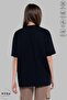 Unisex Crew Neck Bubu Dudu Hugging Heart Printed Cotton Oversize Short Sleeve T-Shirt - 3