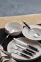 Alina 36 Pieces 6 Person Fork Spoon Knife Set Black - 2