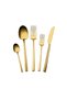 Theo 30 Piece Cutlery Set for 6 People Shiny Gold - 3