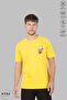 Unisex Crew Neck Bubu Dudu Scooter Printed Cotton Oversize Short Sleeve T-Shirt - 3