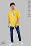 Unisex Crew Neck Heart Bubu Dudu Printed Cotton Oversize Short Sleeve T-Shirt - 3