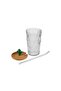 Glacier Set of 2 Glass Glasses with Straws - 5
