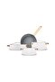 Biogranit Helix 7 Piece Cookware Set Cream