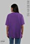 Unisex Crew Neck Bubu Dudu Swing Printed Cotton Oversize Short Sleeve T-Shirt - 5