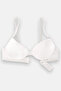 Ecru Micro Basic Bra - Without Support and with Plug-And-Remove Straps - 5