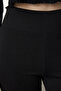 Siyah Wide Leg/İspanyol Paça Yüksek Bel İnterlok Esnek Örme Pantolon TWOAW25PL00006 - 5
