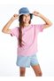 Lcw Kids Pink Lilac Crew Neck Embroidered Short Sleeve Girls' T-Shirt (S4) - 3