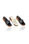 Women's Navy Blue Heel Spur Slippers - 3