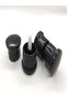 2 Door Glass Shower Cabin Knob Round Handles 1st Quality - Black - 2