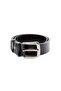 100% Genuine Leather Blue Fabric Trouser Belt 3.5cm - 3