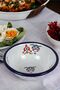 No. 13 Enamel Bowl, Plate, Dowry, Pit Plate, Soup Bowl, Food Plate 13 cm