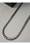 STEEL MEN'S NECKLACE SILVER COLOR STAINLESS - 5