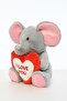 I Love You' Embroidered Pillow Plush Elephant - 4