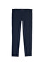 Men's Navy Blue Slim Fit Slim Fit Side Pocket Cotton Flexible Dobby Trousers - 6