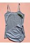 Corded, Cotton, Lycra, 4-Piece White, Green, Pink, Blue Women's Rope Strap Tank Top and Panties Set - 4