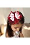 29 October Special Tulle Detailed White Red Crown Buckle