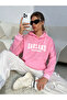 Pink Hooded Oakland Printed Unisex Sweatshirt Hoodie - 2