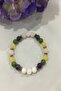 Moon Stone, Pink Quartz, Citrine, Amethyst, Jade, Hematite Natural Stone Bracelet - 2