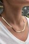 Flat Chain Italian 316l Steel Necklace (ROSE GOLD COLOR)