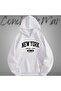 New York Printed Cotton Oversize Sweatshirt