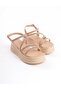 311 - Stoned High-Sole Women's Sandals and Slippers - 4