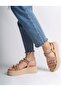 311 - Stoned High-Sole Women's Sandals and Slippers - 3