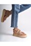 311 - Stoned High-Sole Women's Sandals and Slippers - 2