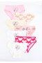 Girl's Cotton Printed Patterned Cotton 7-Pack Slip Panties