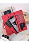 2047 Model Leather Wallet with Phone Compartment and Magnet - Antique Card Holder
