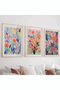 Wooden Framed 3-Piece Abstract Painting Home House Salon Living Room Bedroom Balcony Wall Decoration Qmrc - 2