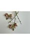 Green Linen Ribbon Bow 2-Piece Snap Buckle - 4